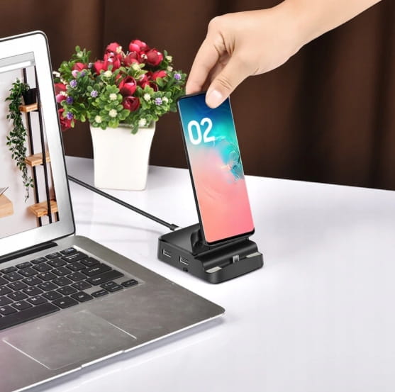 STACJA DOKUJĄCA 8w1 SAMSUNG DEX USB-C HDMI 4K HUB - zdjęcie 5