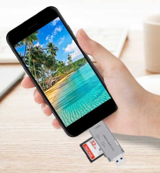 Czytnik Kart SD MicroSD TF USB 3.0 USB-C OTG 5Gb/s BYL-2013TU - zdjęcie 5