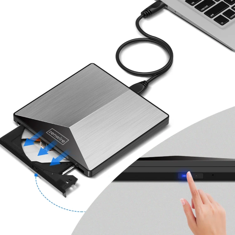 Zewnętrzny Napęd Przenośny ODTWARZACZ PŁYT DVD CD Zenwire SY881 - zdjęcie 11