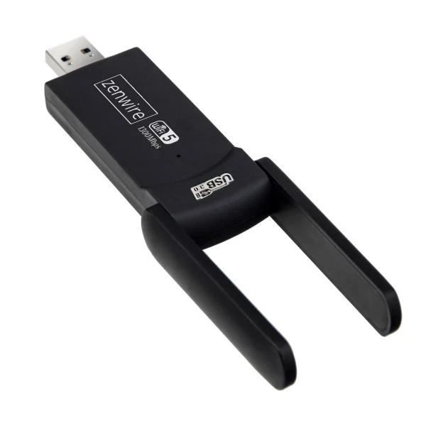 Adapter Karta Sieciowa USB 3.0 WiFi 1300Mb Zewnętrzna 5Ghz Zenwire WD-4605AC - zdjęcie 7