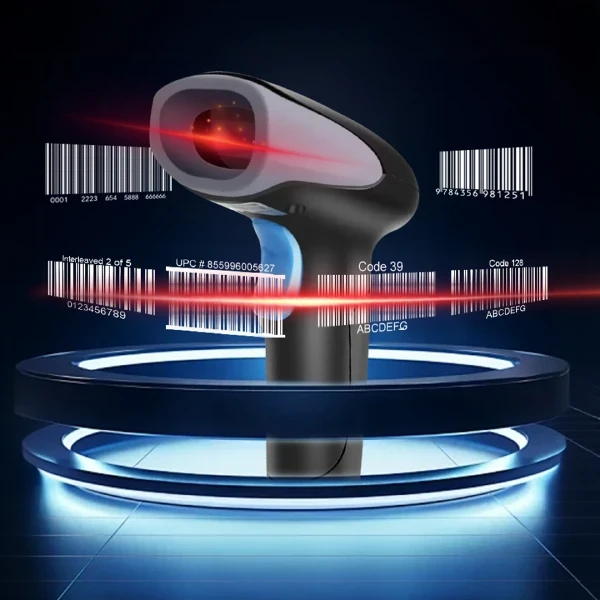 Czytnik Skaner Kodów Kreskowych Stacjonarny Laserowy EAN USB Przewodowy 1D J13 - zdjęcie 6