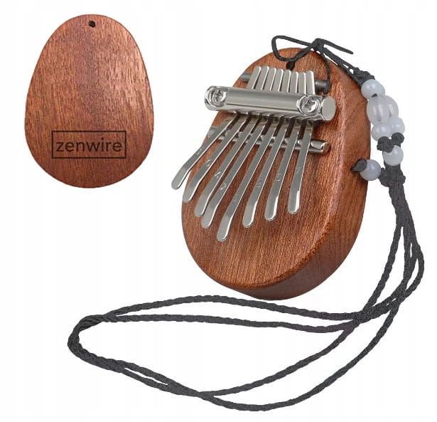 Mini Kalimba Drewniana Mahoń Kalimbka Zenwire K04 - zdjęcie 1
